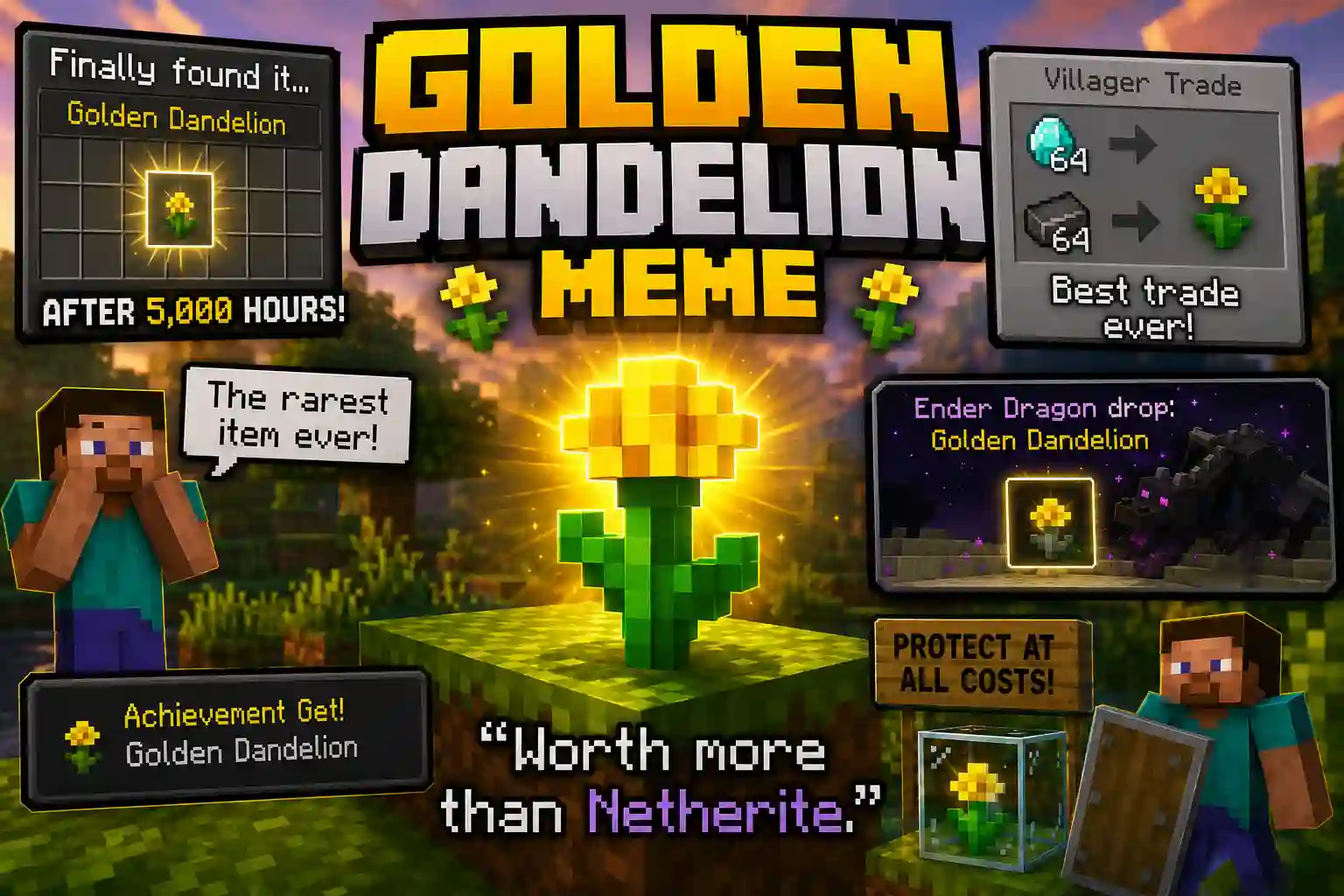 Golden Dandelion Meme
