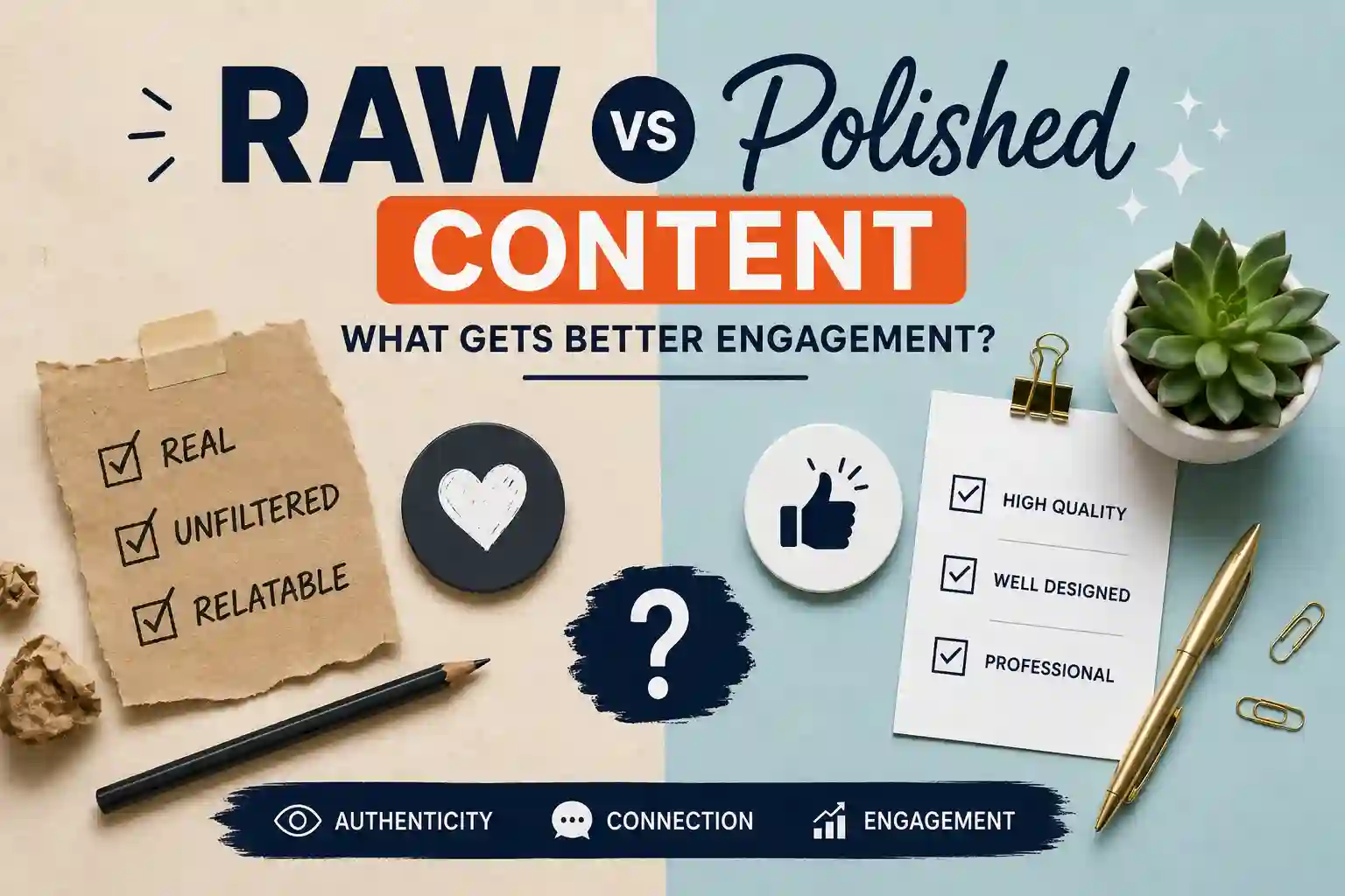 Raw vs Polished Content: What Gets Better Engagement?