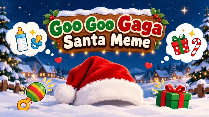 Goo Goo Gaga Santa Meme